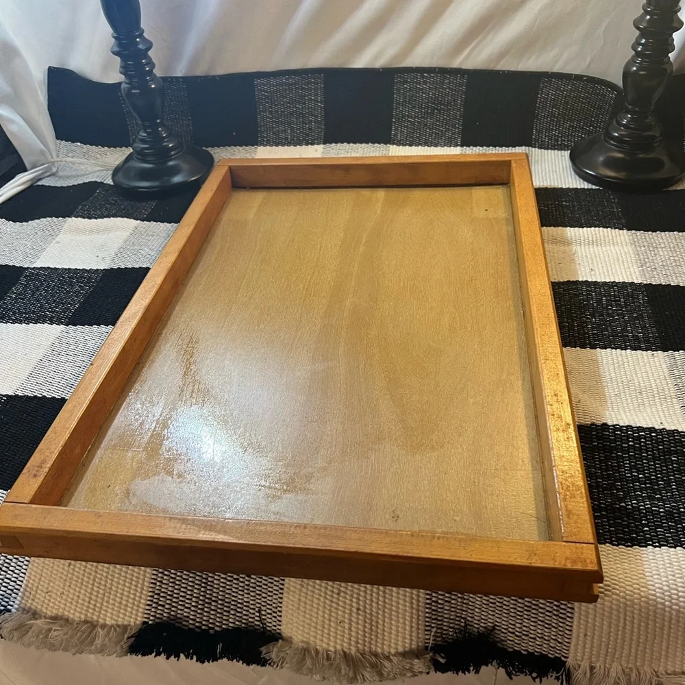 Elegant Wooden Bath Tray